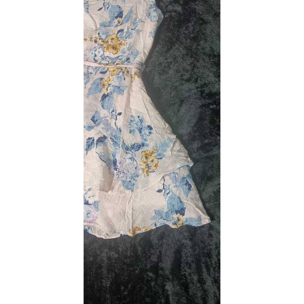 Altard State Sleeveless Swiss Dot Cami Mini Sundress M Floral Tiered Coquette - Picture 6 of 12